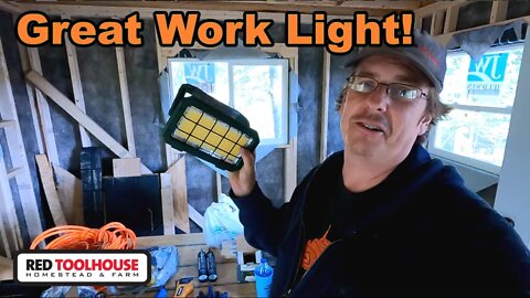 Remote, Wireless Worklight Helps Us Through Our Offgrid Cabin Build