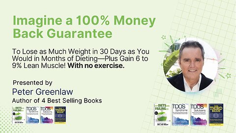 100% Money Back Guarantee | Lose as Much Weight in 30 Days as You Would in Months of Dieting