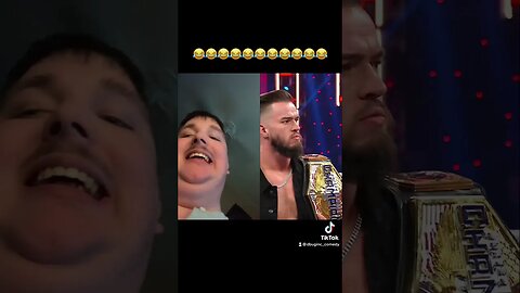 Piped in sound in bald spot reaction #comedy #funny #reaction #shorts #wwe #fyp ￼