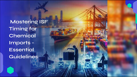 Navigating ISF Timing for Chemical Imports: Tips and Important Considerations