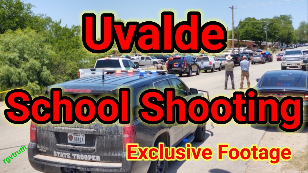 Uvalde School shooting on scene 1pm