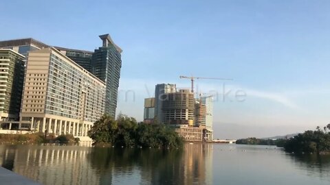 Two Lakes and One Tower