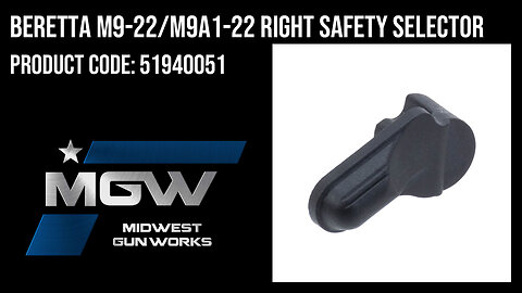 Beretta M9-22/M9A1-22 Right Safety Selector - 51940051