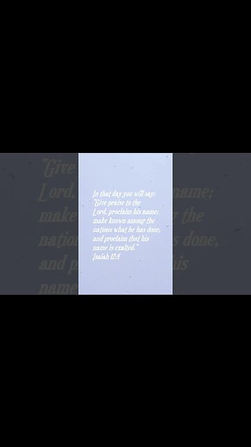 Daily Bible Verse short for today