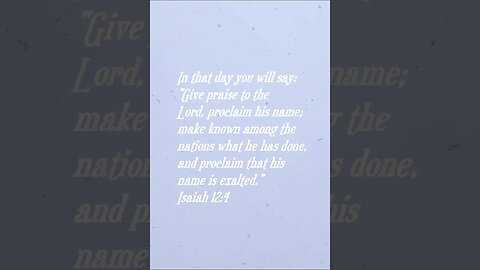 Daily Bible Verse short for today