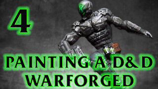 Silent painting Batman as a D&D Warforged - 04