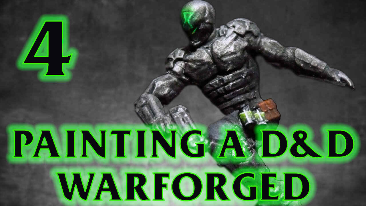 Silent painting Batman as a D&D Warforged - 04