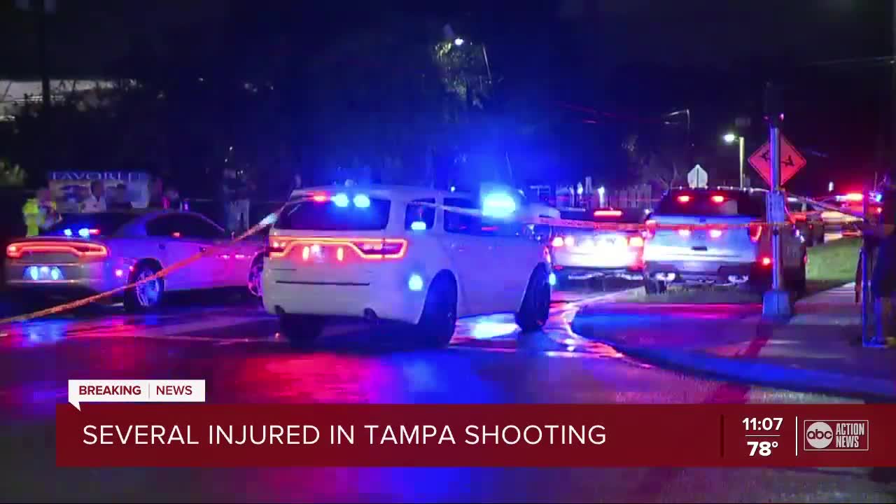 Several people injured in Tampa shooting, deputies say