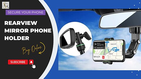 Tired of Distracted Driving? Secure Your Phone with a Rearview Mirror Phone Holder!