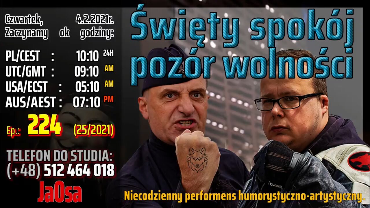 ŚWIĘTY SPOKÓJ - POZÓR WOLNOŚCI! - Olszański, Osadowski NPTV (04.02.2021)