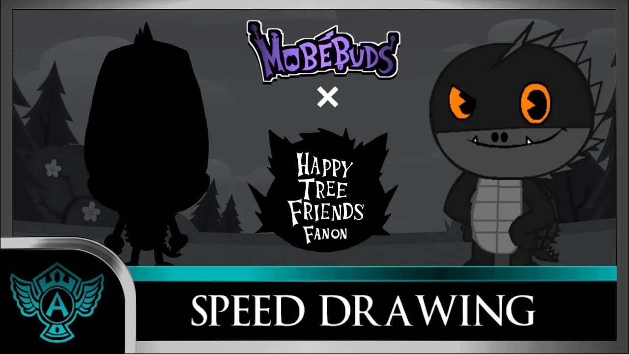 Speed Drawing: Happy Tree Friends Fanon - Baruga | Mobebuds Style