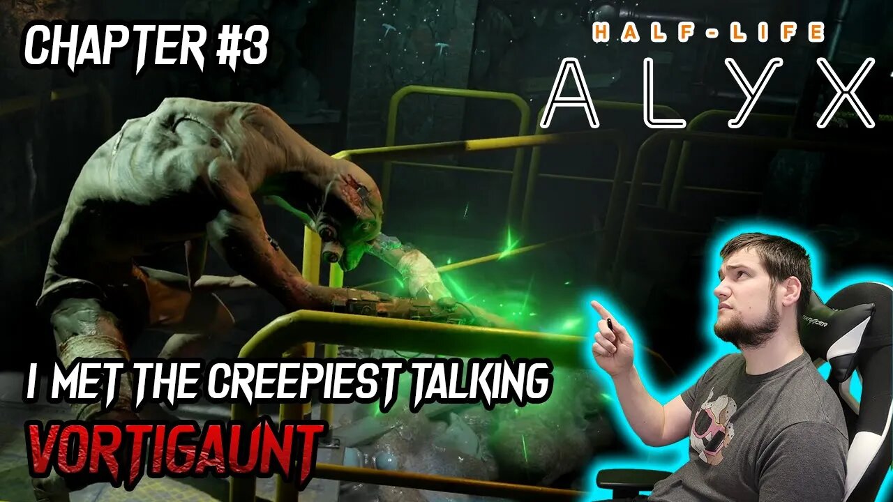 I met the CREEPIEST talking Vortigaunt in Half-Life: Alyx VR