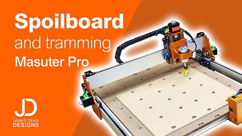Making a spoilboard and tramming your spindle - FoxAlien Masuter Pro