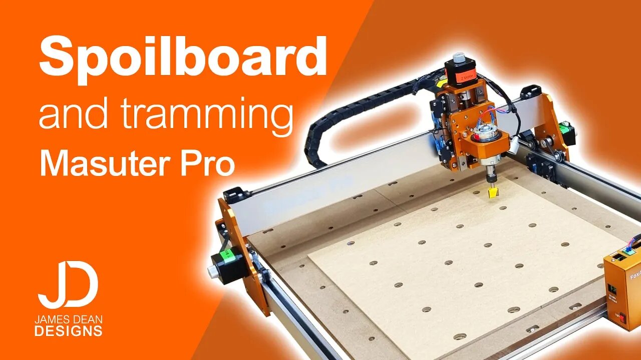 Making a spoilboard and tramming your spindle - FoxAlien Masuter Pro