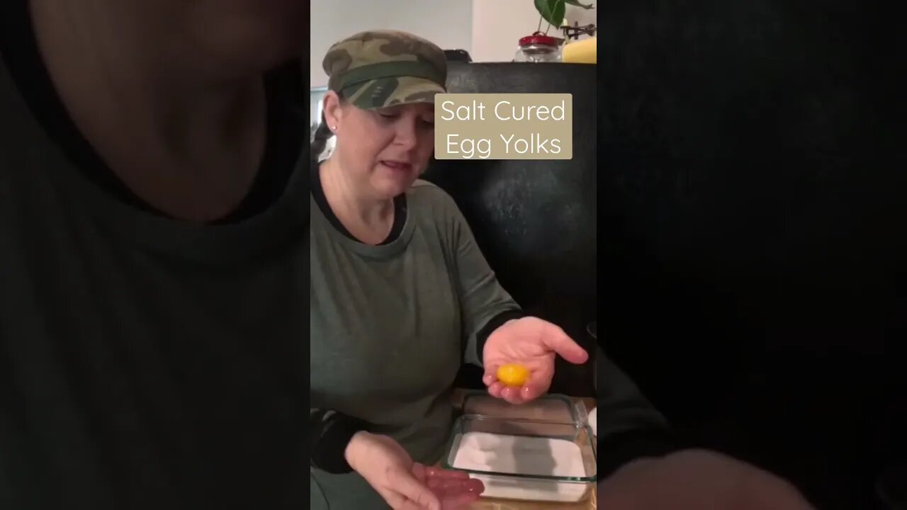 Salt Cured Egg Yolk! Cheese Substitute Part 1 #farmfresheggs #spring #easteregg