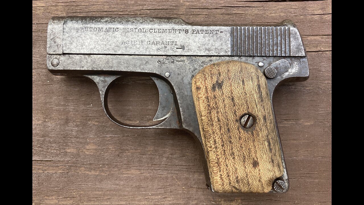 The Clement 1912 Type II 6.35mm Pistol