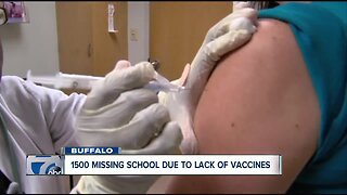 More than 1500 Buffalo City Schools students are missing class due to lack of vaccinations