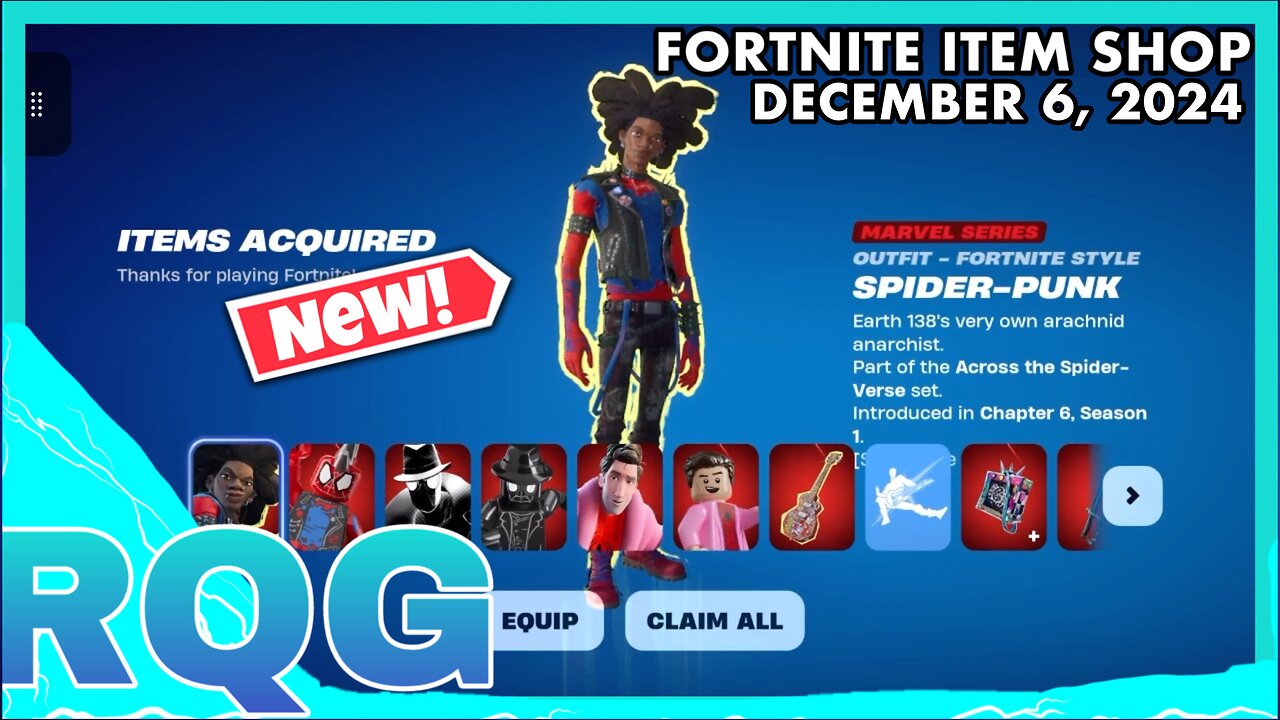 “NEW” SPIDER-GANG BUNDLE IS HERE! FORTNITE ITEM SHOP (December 6, 2024)