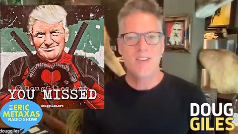Doug Giles Displays New Artwork Inspired By Trump and the Power of Prayer