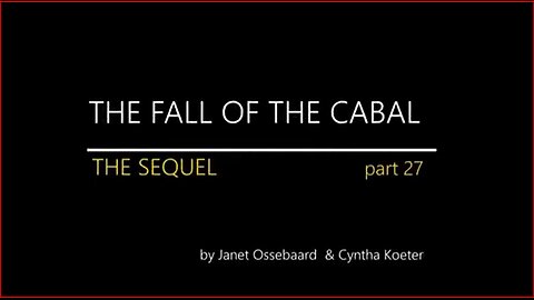 SEQUEL TO THE FALL OF THE CABAL (PART 27) Control by Fear, DNA, Ai, Data