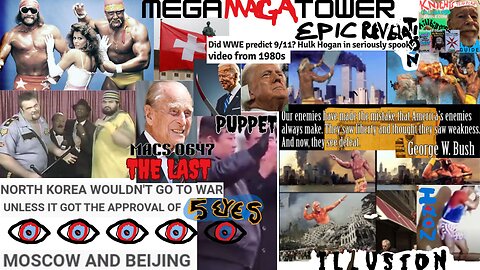 TRUMP! WHAT'S REALLY HAPPENING IS OCCULTED (e.g. KIM A SWISS PUPPET) & THE HULKSTER A DRACO SHAMROCK