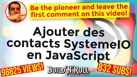 Ajouter des contacts SystemeIO en JavaScript