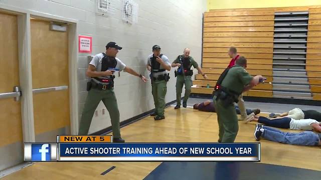 Hillsborough County Deputies train for active shooter ahead of new school year