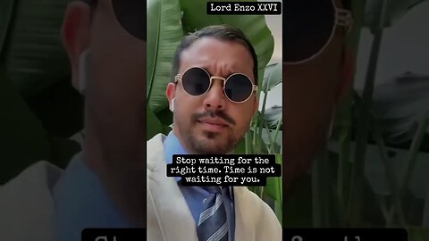 Stop waiting for the right time