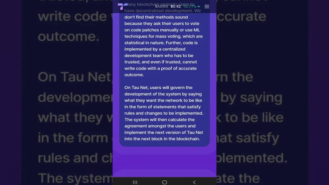 31 TauNet vs other blockchainsđź’Ž#shorts #tauchain #taunet #blockchain #blockchaintechnology