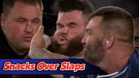 *SNACKS OVER SLAPS* Austin Turpin vs Vernon Cathey #powerslap8 #slapfight #crazy