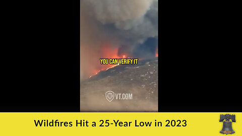 Wildfires Hit a 25-Year Low in 2023