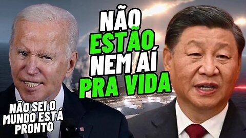 EUA e CHINA estão se preparando para GUERRA