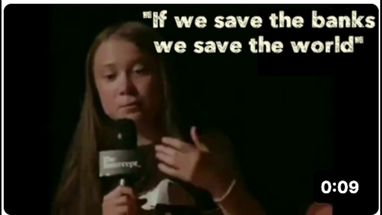 "If we save the banks we save the world" 😂