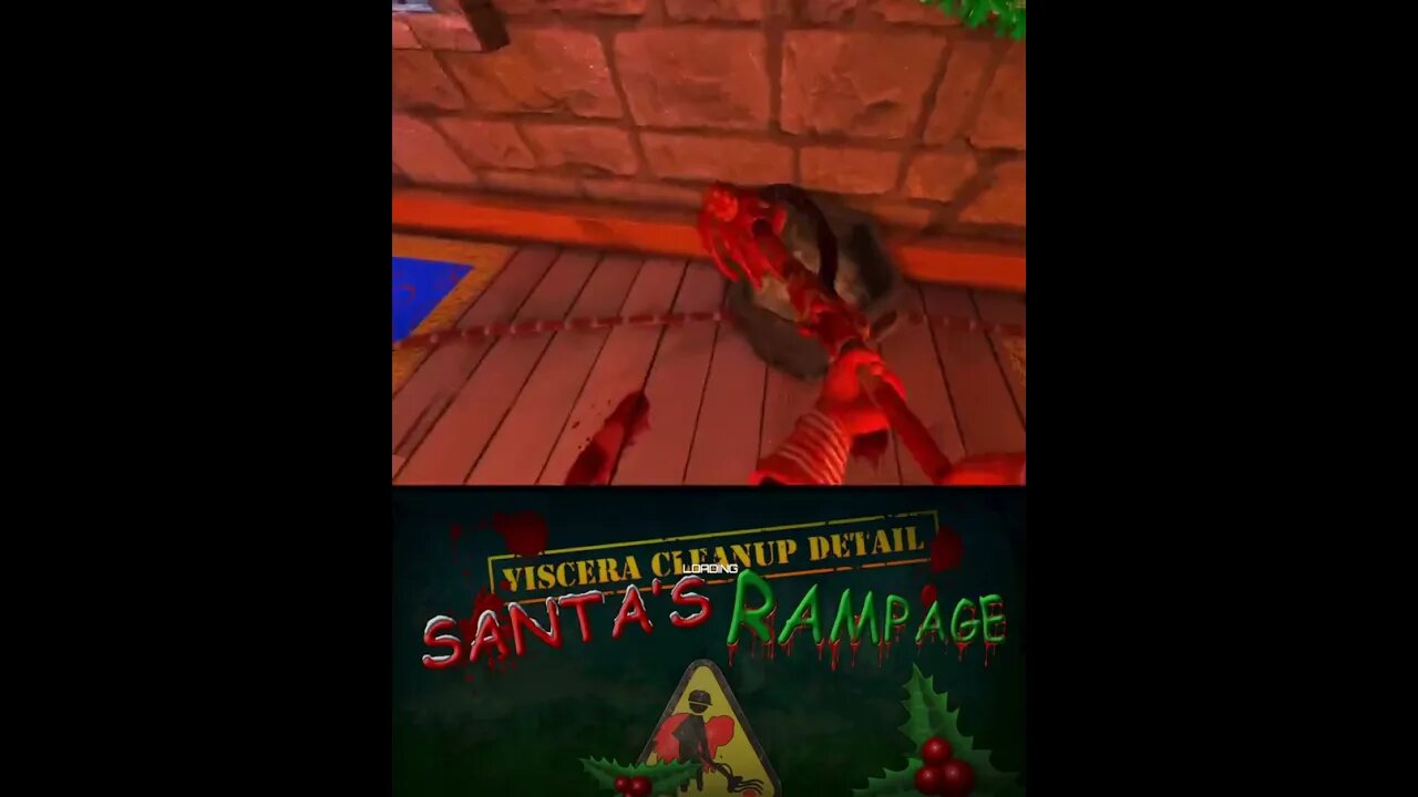 Get My Elf Wings | Viscera Cleanup Detail Santa's Rampage #shorts #christmasgames