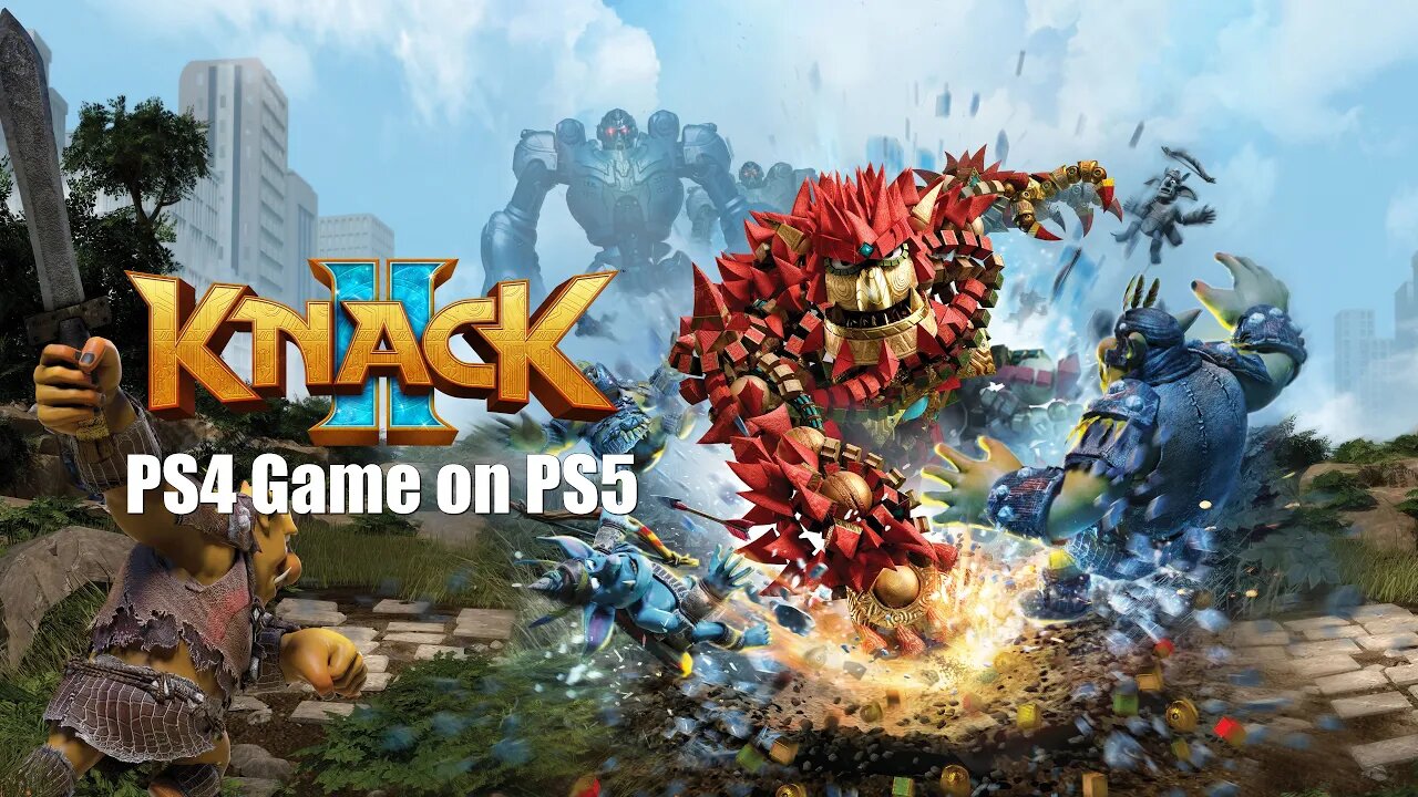 Knack 2 PS4 Game on PS5