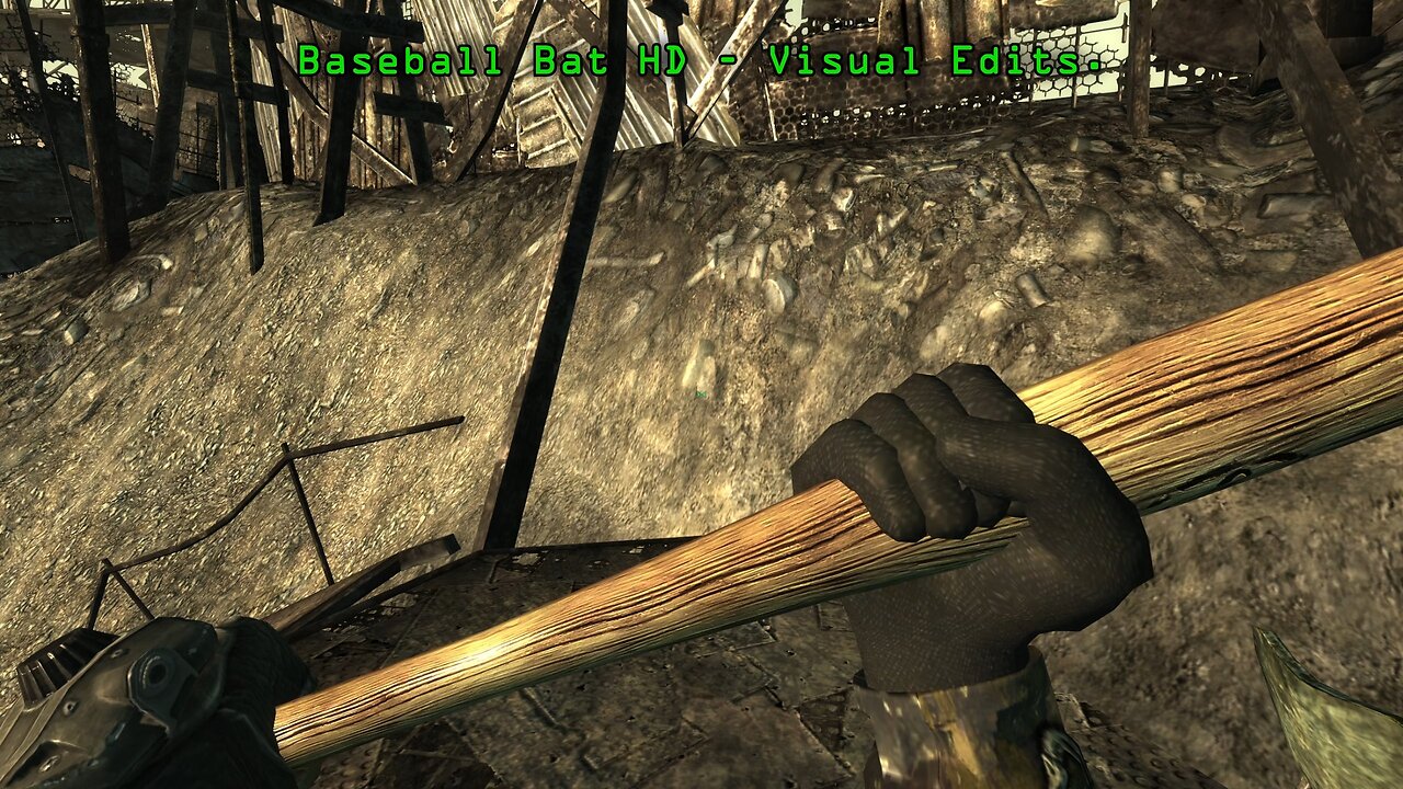 Fallout 3 Mods - Baseball Bat HD - Visual Edits by Dead47