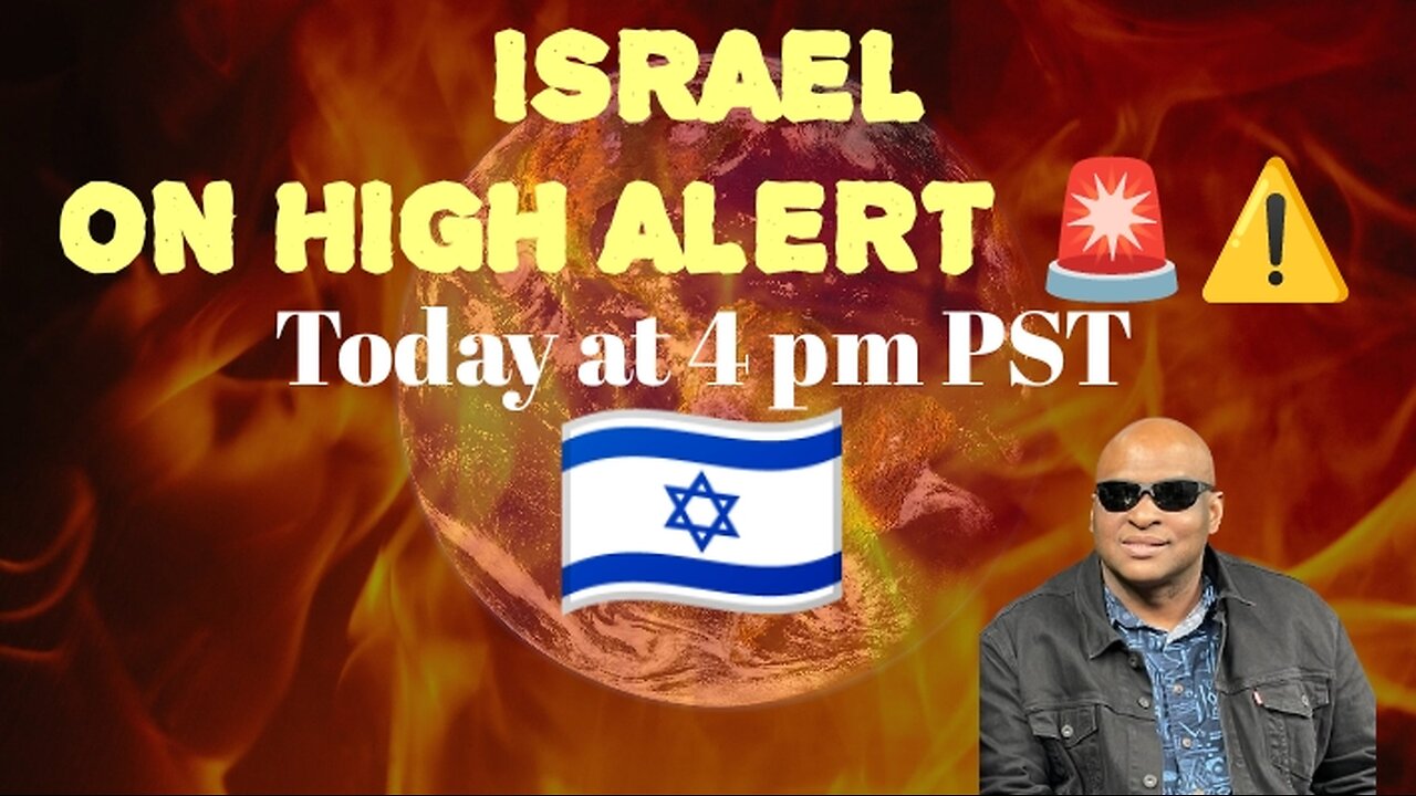 ISRAEL ON HIGH ALERT TODAY AT 4PM!!! GUEST CHARLEE SIMONS OF THE DO NOT TALK PODCAST