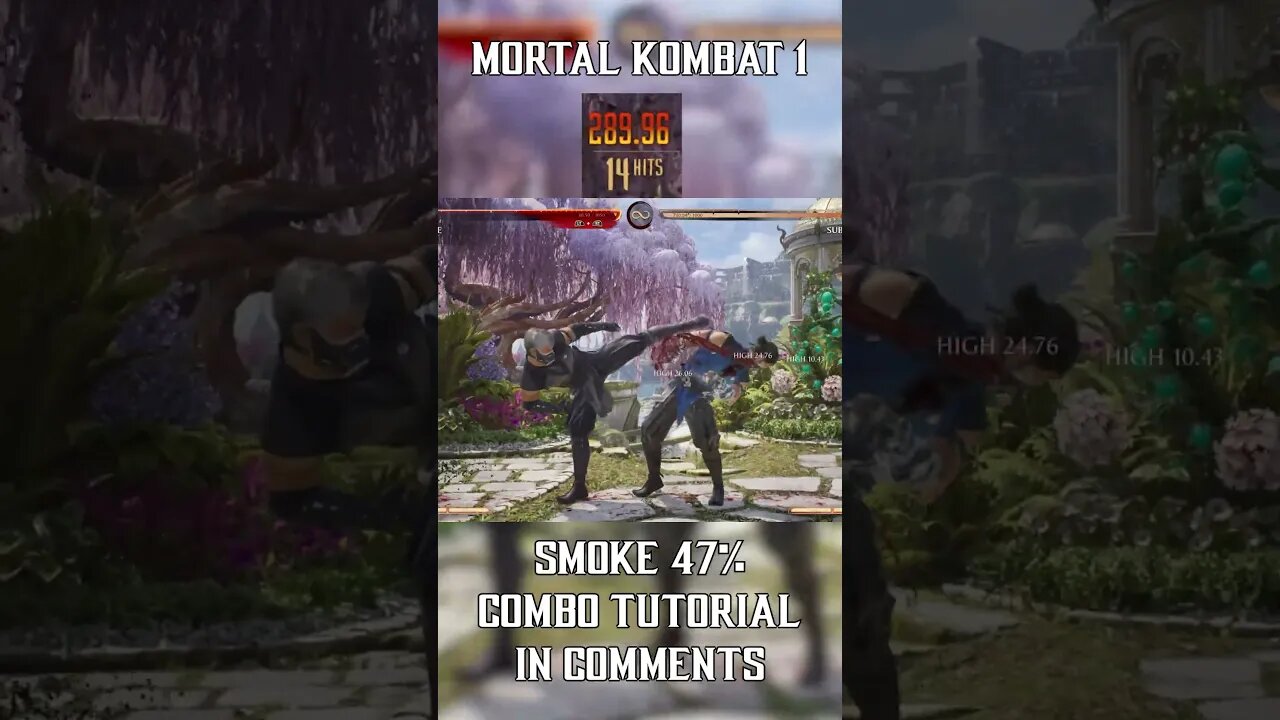 FULL SMOKE Combo Tutorial IN COMMENTS! #mk1 #combotutorial #shorts
