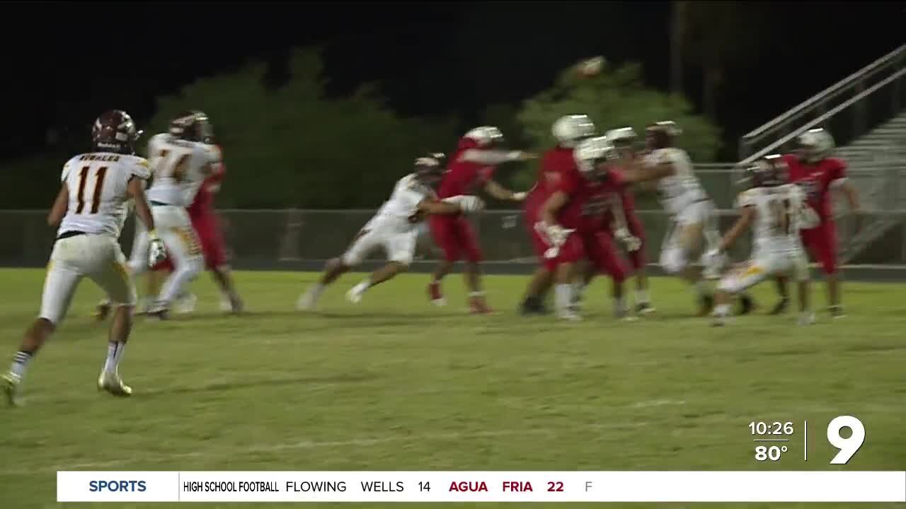 Football Friday Night Salpointe and Marana win