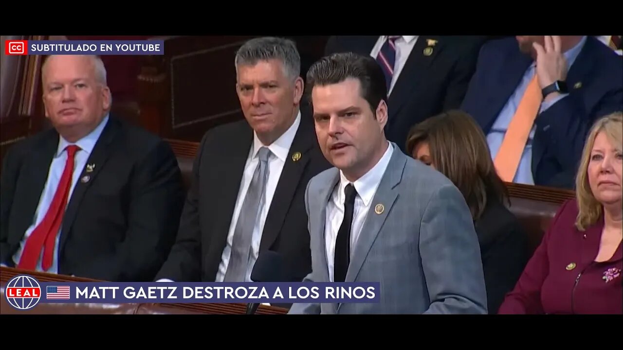 🇺🇸 Matt Gaetz - Kevin McCarthy es el 'LeBron James' del Pantano en Recaudar Dinero [CC Español]