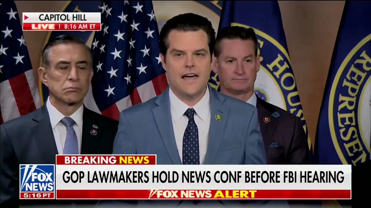 Gaetz brings the receipts with FBI whistleblowers