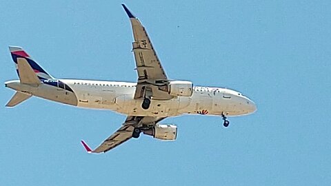 Airbus A320 PR-TYO coming from Brasília to Fortaleza