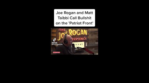 Joe rogan calling out the false flag feds
