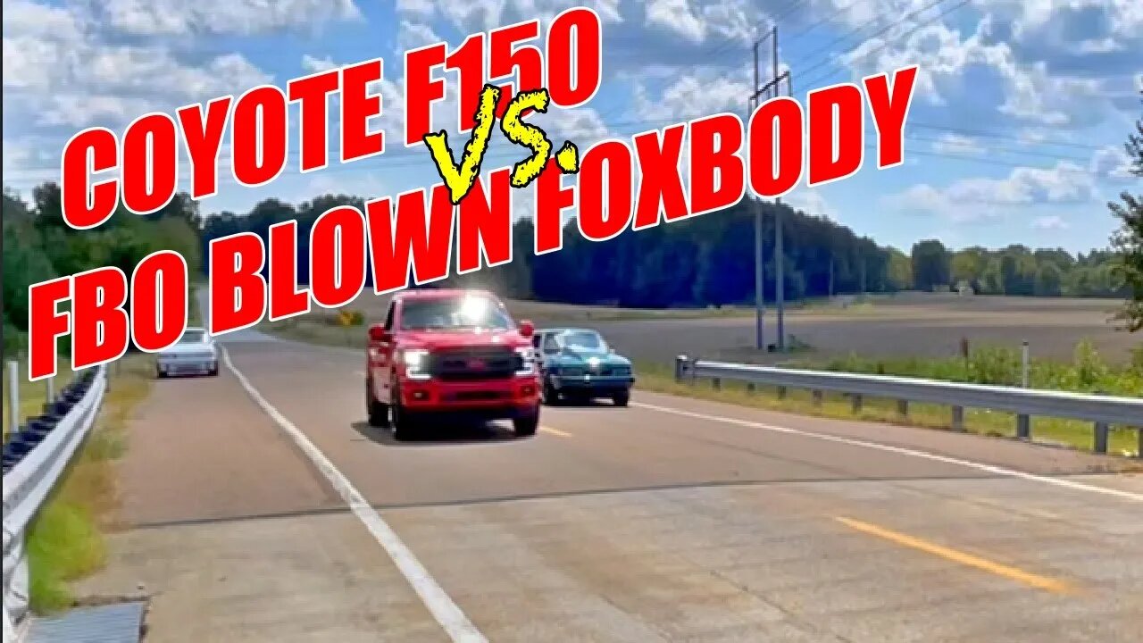 FBO fox body, FBO BLOWN fox body, vs. COYOTE F150 *DIG & ROLL