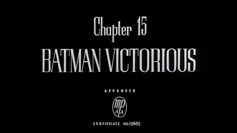 Batman And Robin Ep.15 Batman Victorious (1949)