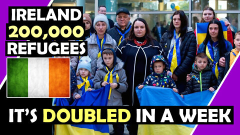 IRELAND 🇮🇪 200,000 Refugees ITS DOUBLED IN A WEEK! / Hugo Talks #lockdown