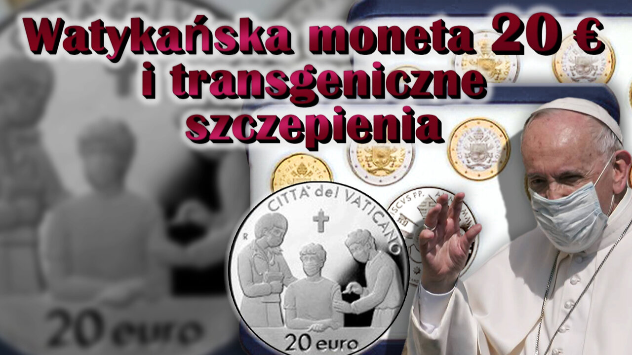 Watykańska moneta 20 € i szczepienia