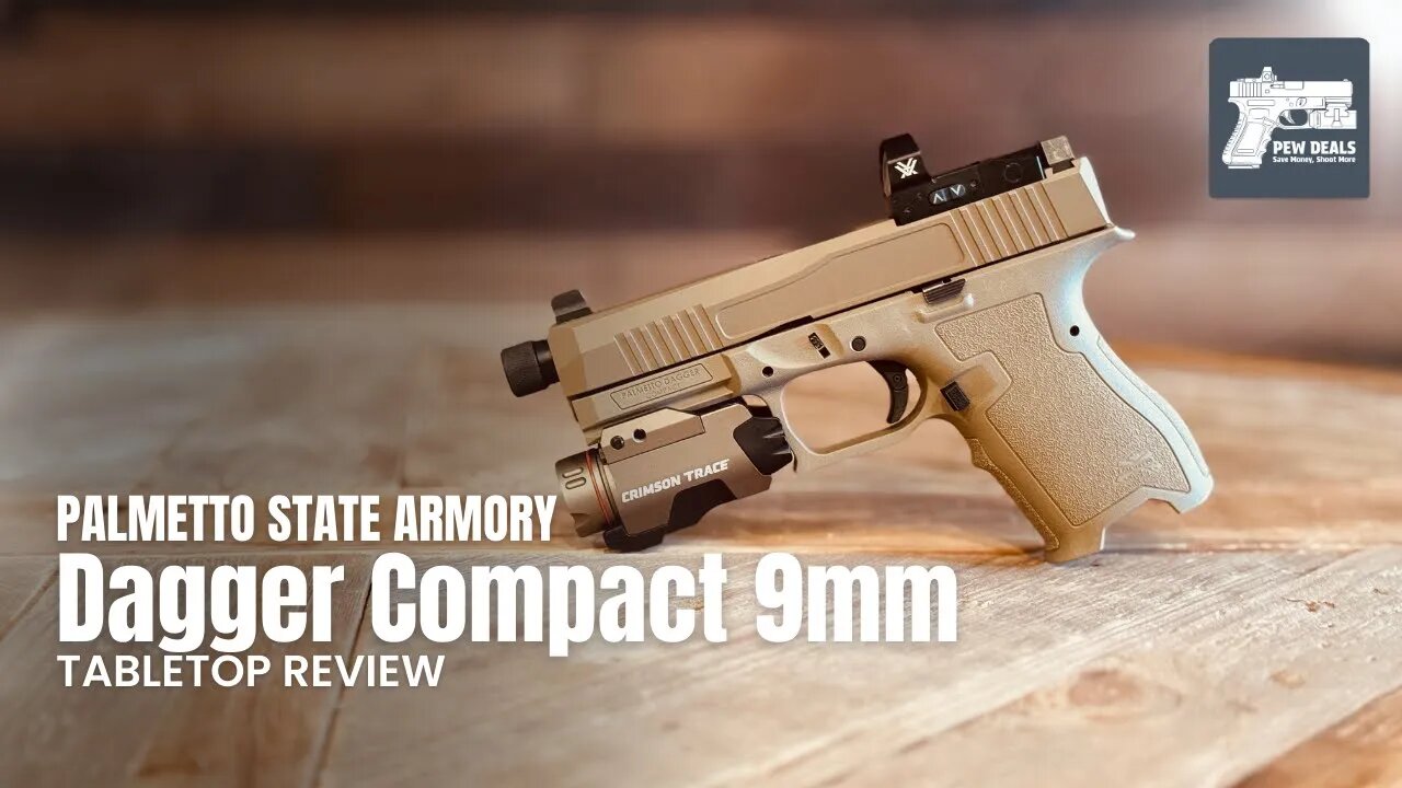 PSA Dagger Compact 9mm Review. Best Budget Conceal Carry Pistol. #psadagger #vortexoptics #glock19