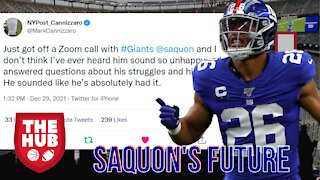 Is Saquon Barkley Unhappy w/ Struggles? | Tiki Barber speaks on Giants RB