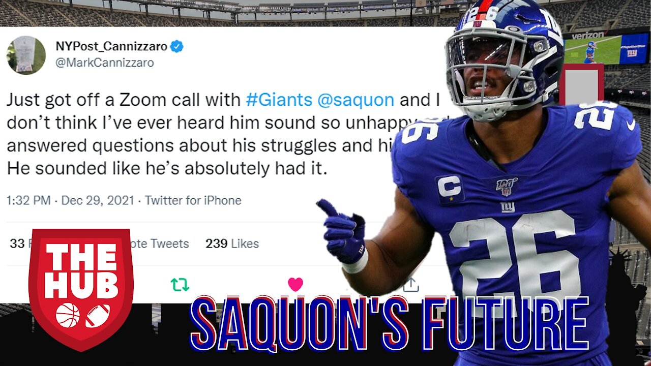 Is Saquon Barkley Unhappy w/ Struggles? | Tiki Barber speaks on Giants RB